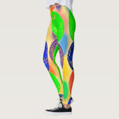 Vibranntes Bead String Design Leggings (Links)