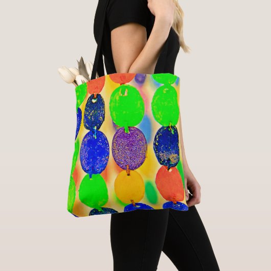 Vibranntes Bead String Design Tasche (Von Nahem)