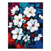 Vibranntes Blumenmotiv Fotodruck (Vorne)