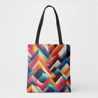 Vibranric Geometric Pattern Tote Bag Tasche