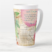 Vibrant Abide in Me Fruitful Faith Art Journal Milchtasse (Rechte Ecke)