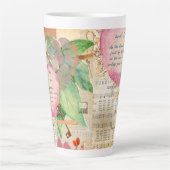 Vibrant Abide in Me Fruitful Faith Art Journal Milchtasse (Vorderseite)