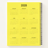 Vibrant Abstract Cat Art Print Notizblock (Rückseite)