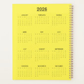 Vibrant Abstract Cat Art Print Planer (Rückseite)