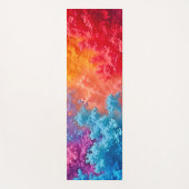 Vibrant Abstract Cloud Hues Yogamatte (Vorderseite)