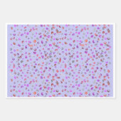 Vibrant Abstract Floral Botanical Wrapping Paper Geschenkpapier Set (Vorderseite 3)