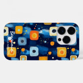 Vibrant Abstract Geometric Swirl Pattern Phone Case-Mate iPhone Hülle (Rückseite (Horizontal))