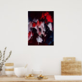 Vibrant Abstract Pattern Wall Art Poster (Küche)