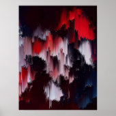 Vibrant Abstract Pattern Wall Art Poster (Vorne)