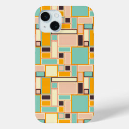 Vibrant abstract pattern with rectangles Case-Mate iPhone hülle