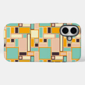 Vibrant abstract pattern with rectangles Case-Mate iPhone hülle (Rückseite (Horizontal))