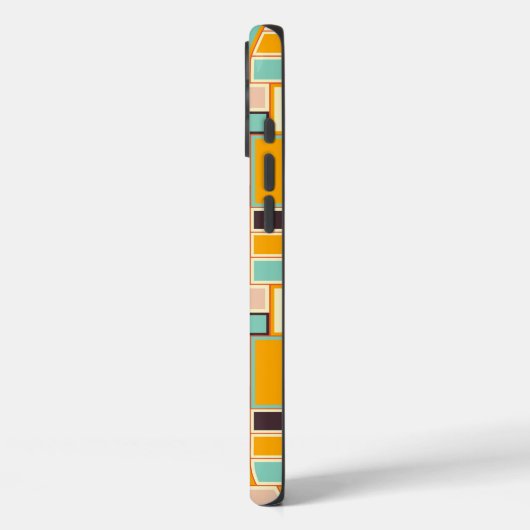 Vibrant abstract pattern with rectangles Case-Mate iPhone hülle (Rückseite / Links)