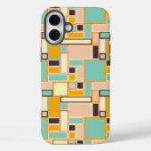 Vibrant abstract pattern with rectangles Case-Mate iPhone hülle (Rückseite)