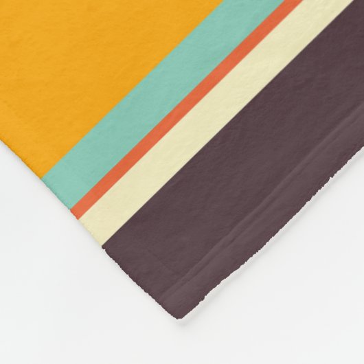 Vibrant abstract pattern with rectangles fleecedecke (Ecke)