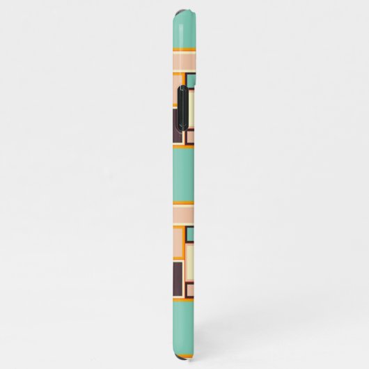 Vibrant abstract pattern with rectangles iPhone hülle (Rechte Seite)