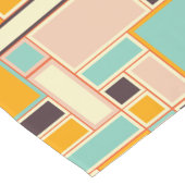 Vibrant abstract pattern with rectangles kurzer tischläufer (Ecke)