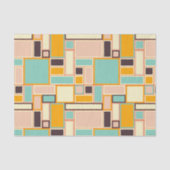 Vibrant abstract pattern with rectangles seidenpapier (Vorderseite)
