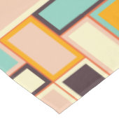 Vibrant abstract pattern with rectangles tischdecke (Schrägansicht)