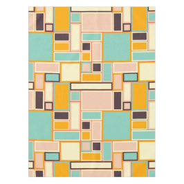 Vibrant abstract pattern with rectangles tischdecke