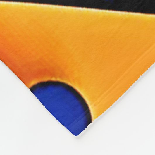 Vibrant Abstract Pop Art Fleecedecke (Ecke)