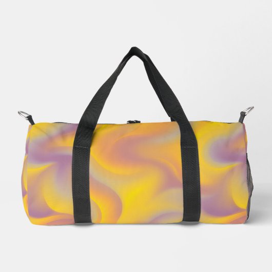 Vibrant Abstract Swirl  Duffle Bag (Vorderseite)