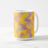 Vibrant Abstract Swirl  Kaffeetasse (VorderseiteRechts)