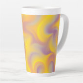 Vibrant Abstract Swirl  Milchtasse (Rechte Ecke)