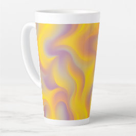 Vibrant Abstract Swirl  Milchtasse