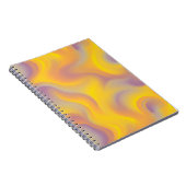 Vibrant Abstract Swirl  Notizblock (Rechte Seite)
