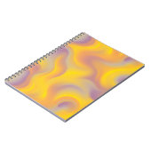 Vibrant Abstract Swirl  Notizblock (Linke Seite)