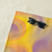 Vibrant Abstract Swirl  Strandtuch (Beispiel)