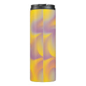 Vibrant Abstract Swirl  Thermosbecher (Rückseite)