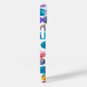 Vibrant Abstract Watercolor iPhone Case (Rückseite / Rechts)