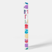 Vibrant Abstract Watercolor iPhone Case (Rückseite / Links)
