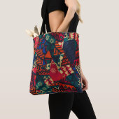Vibrant African Geometric Tribal Abstract Pattern Tasche (Von Nahem)