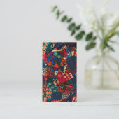 Vibrant African Geometric Tribal Abstract Pattern  Visitenkarte (Stehend Vorderseite)