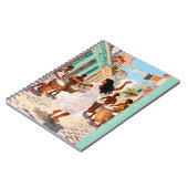 Vibrant Afro-Caribbean Dance Monogram Travel Notizblock (Linke Seite)