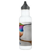 Vibrant Allen’s Hummingbird Painting Edelstahlflasche (Rechts)