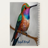 Vibrant Allen’s Hummingbird Painting Notizblock (Rückseite)