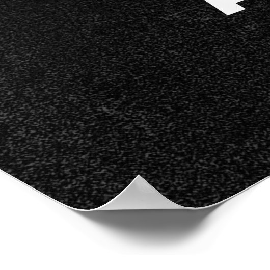 Vibrant Amethyst Crystal Poster (Ecke)