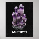 Vibrant Amethyst Crystal Poster (Vorne)