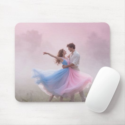 "Vibrant and expressive artwork capturing the joy  Mousepad (Mit Mouse)
