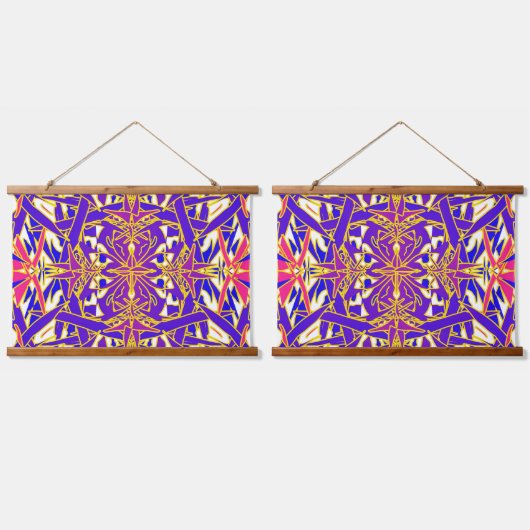 Vibrant Ant Wandteppich Mit Holzrahmen (Doppelt)