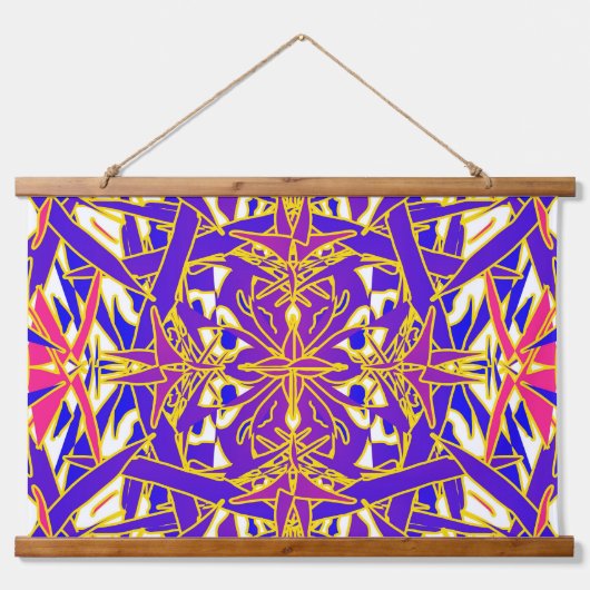 Vibrant Ant Wandteppich Mit Holzrahmen (Vorderseite 2)