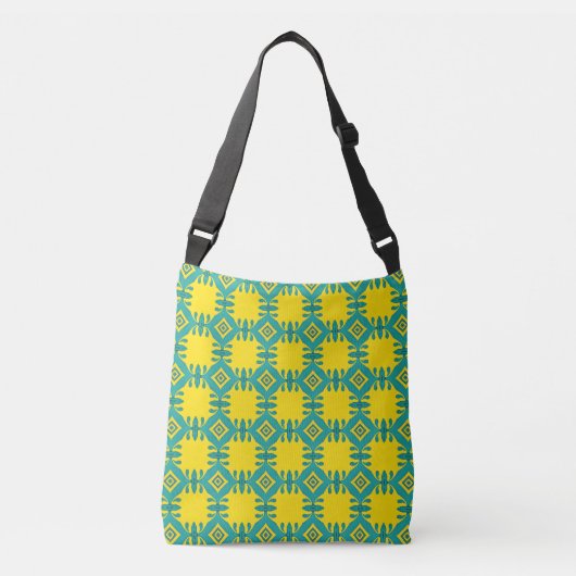 Vibrant Arabesque Tragetaschen Mit Langen Trägern (Vorderseite)