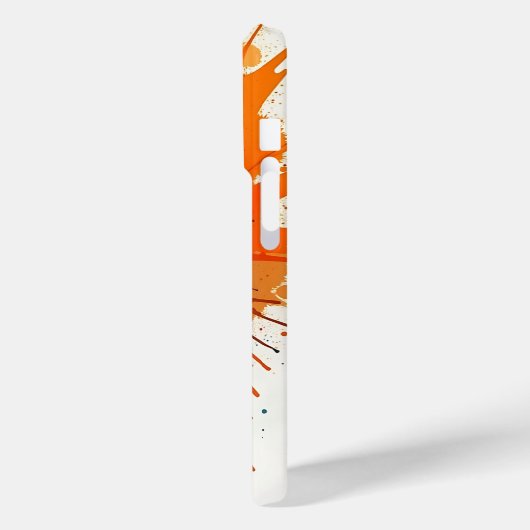 "Vibrant Ashoka Chakra iPhone Case - Abstrakt Schm (Rückseite / Links)