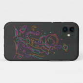 Vibrant Astro Cat Case-Mate iPhone Hülle (Rückseite (Horizontal))