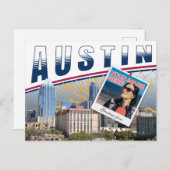 Vibrant Austin Texas Foto Collage Postkarte (Vorne/Hinten)