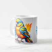 " VIBRANT AVIAN SCHAUTY " KAFFEETASSE (Vorderseite Links)