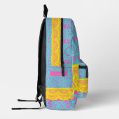 Vibrant Barceloneta Lace Backpack – Colorful Barce Bedruckter Rucksack (Links)